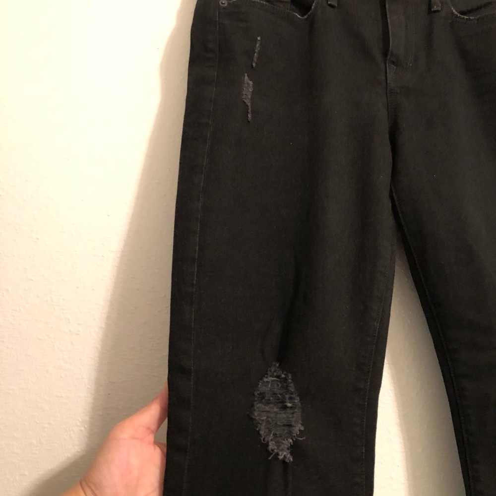 Vince. | Black 5 Pocket Ankle Skinny - Picture 3 of 8